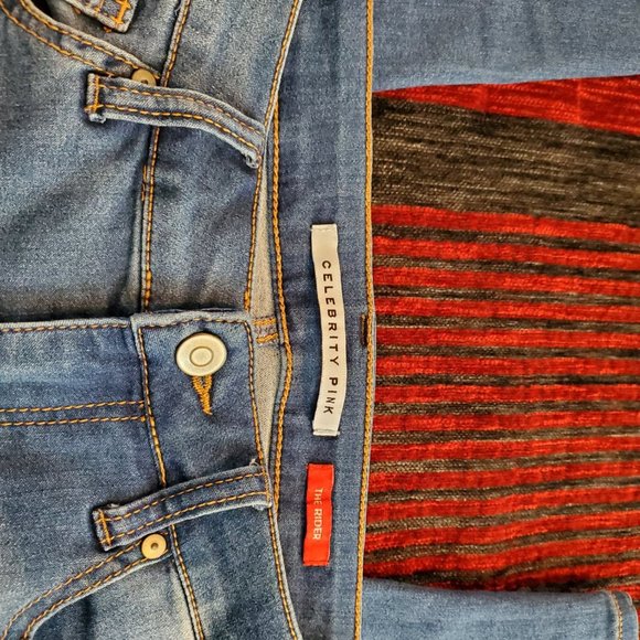 Celebrity Pink The Rider Blue Skinny Jeans - Picture 3 of 6